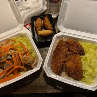 Festivals (3QNTY) King Fish Steaks Dinner 3 Piece Catfish Signature Dinner