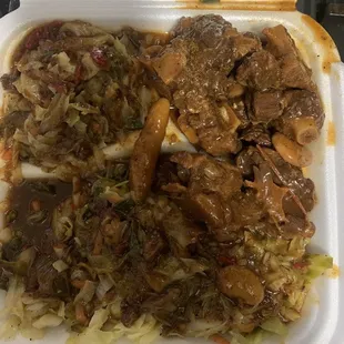 It was suppose to be a large oxtail dinner