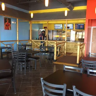 interior, tacos