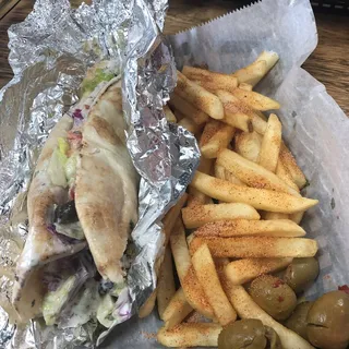 Falafel Pita Wrap