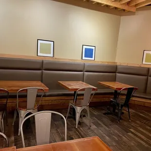 Interior / Inside of restaurant. SUPER basic with no frills. Clean but seriously don&apos;t expect much &amp; you won&apos;t be disappointed.