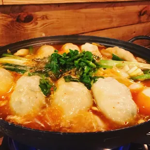 Pork and Kimchi Dumplings