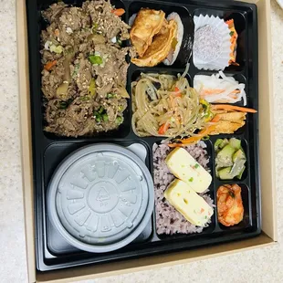 Premium box with beef bulgogi