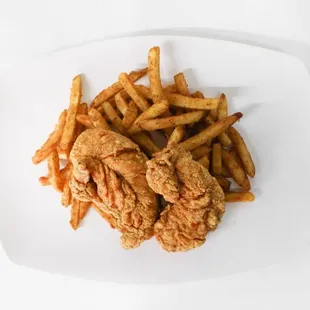 JR Tenders (2) W/Fries