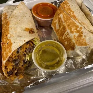 Asada burrito