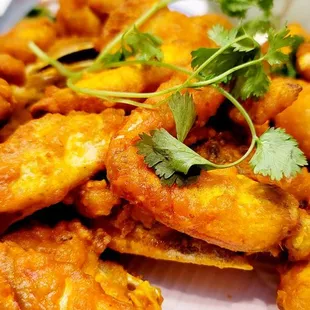 Baked crab with salted egg yolk