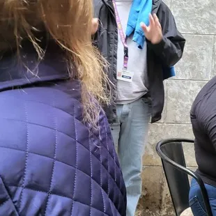 Raffle, our guide.