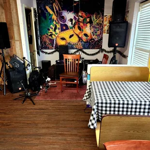 July 2022: Saturday's area for live music