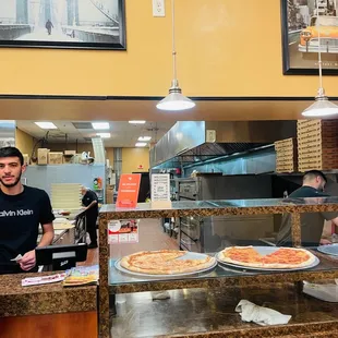 a man behind the counter