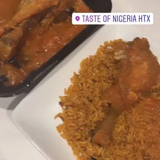 Jollof Rice Plate