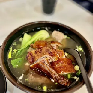 Marinated Duck Noodle Soup
