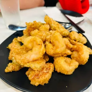 Salted egg pumpkin with prawns.. 5/5