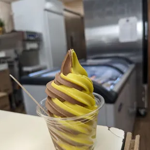 Chocolate banana swirl