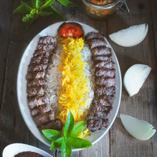Beef Khoobideh. 
Marinated ground Beef.