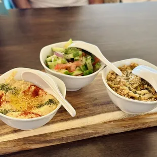 Sampler Platter - yum, the hummus was a hit