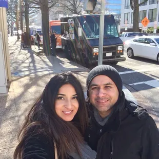 Didn't take pics of the food because were freezing and dying to get into it