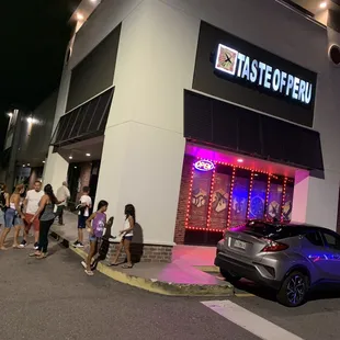 Outside of restaurant