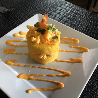 Causa de Camarones