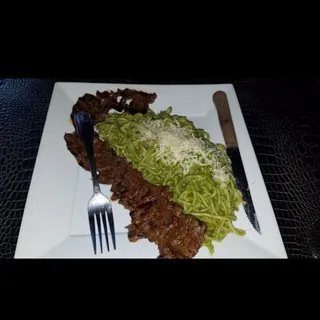 Tacu Tacu con Churrasco