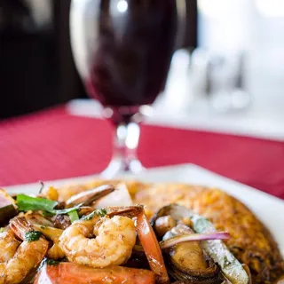 Tacu Tacu con Mariscos