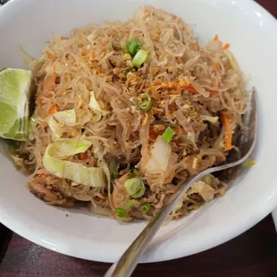 Pancit with chicken