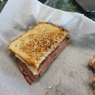 Ham and cheese sandwich