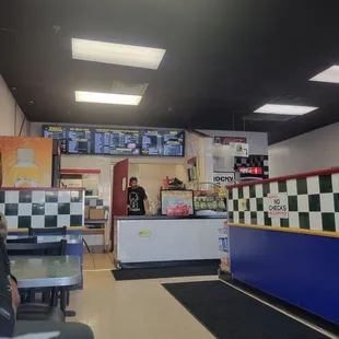 sushi and sashimi, interior