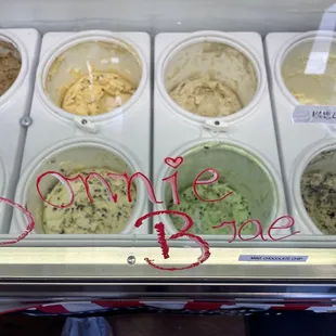 Now serving wonderful Bonnie Brae ice scream