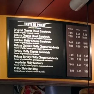 Menu Board