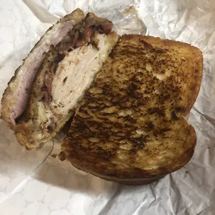 Club sandwich. Huge and very fresh and delicious!