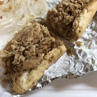Extra meat! Chicken Philly. Pretty awesome!