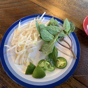 This was the perfect amount of veggies for the pho bowl