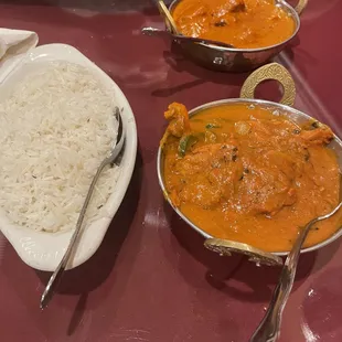 Butter and tiki chicken