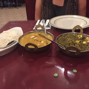 Large Rice, 49. Malai Kofta, 47. Saag Paneer