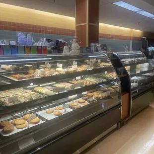 Beautiful bakery showcase