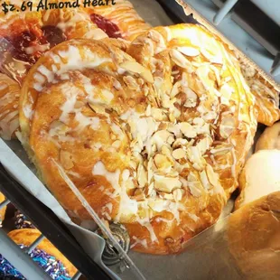 $2.69 Almond Heart Pastry