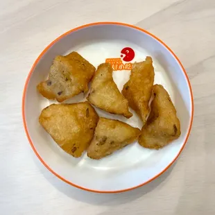 Fried taro cakes