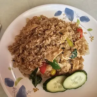 Spicey basil friend rice