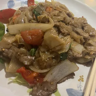 Drunken Noodles with Beef