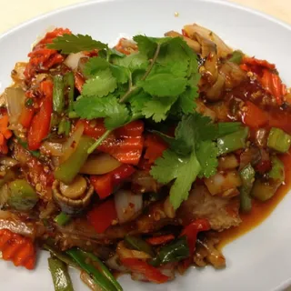 Three Flavor Pompano Fish