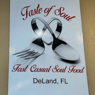 a sign for a restaurant