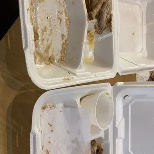 My empty plate and full belly!