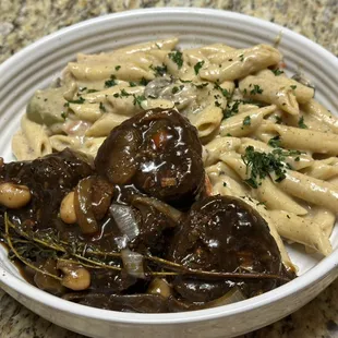 No-Oxtails Rasta Pasta