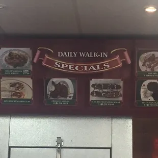 Daily specials!