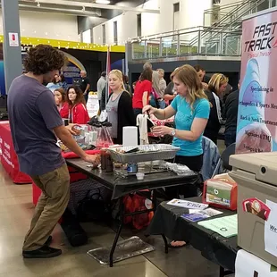 Not all the vendors were restaurants, but almost all had food