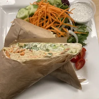 Veggie Hummus Wrap