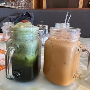 Thai Tea and Green Tea