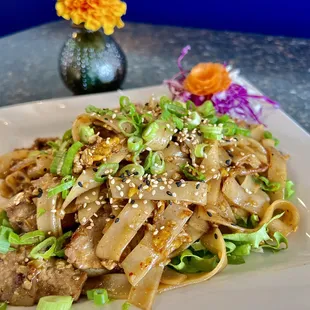 Kua Gai noodles