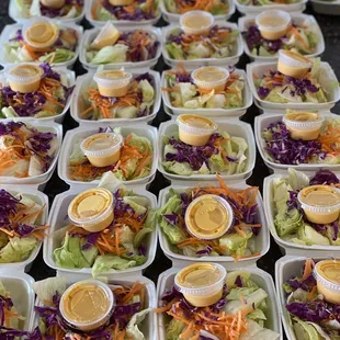 House salad come with our compliment