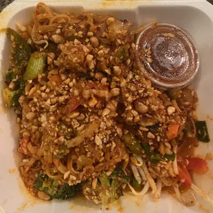 vegetable pad thai (level 10)